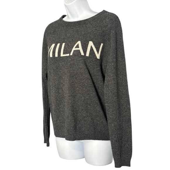 Philosophy 100% Cashmere Milan Sweater S Gray
White Logo - Picture 2 of 5